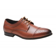 Classic Leather Lace Up Shoes- Brown
